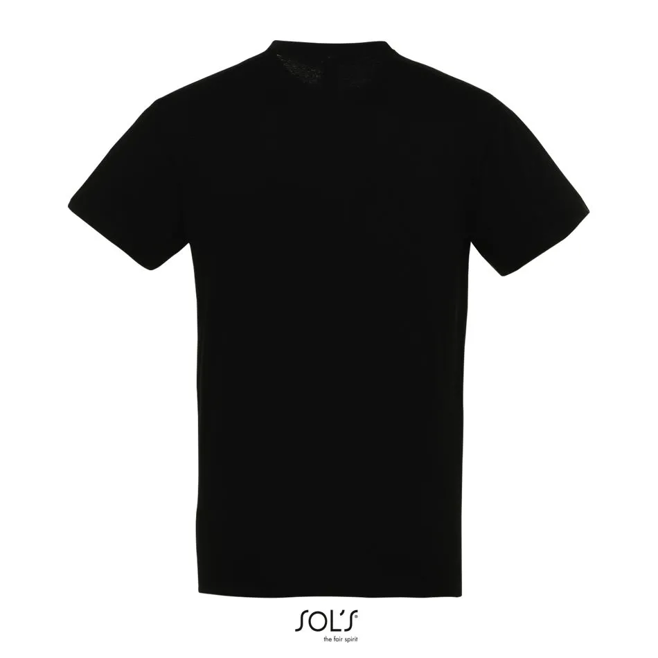 Camiseta Unisex De Cuello Redondo SOL'S TITAN Negro 2