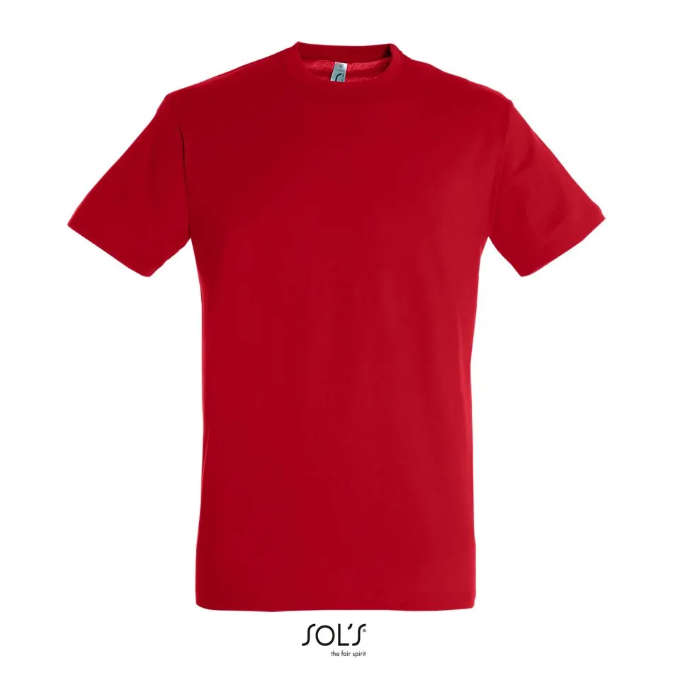 Camiseta Unisex De Cuello Redondo SOL'S TITAN Rojo 2