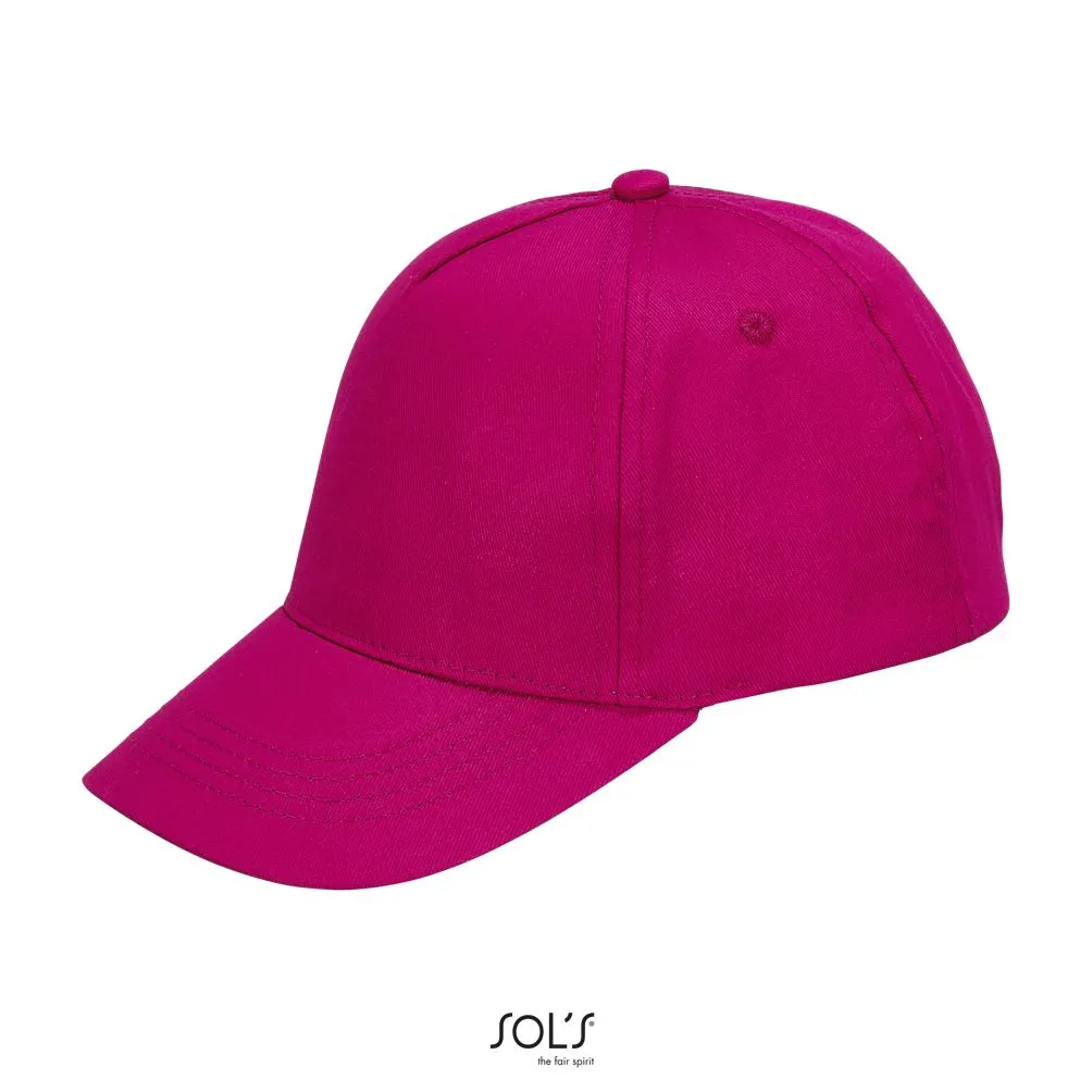 Gorra 5 Paneles Para Niños SOL'S BUZZ KIDS FUCSIA
