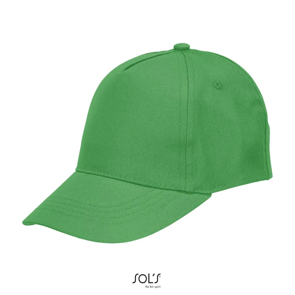 Gorra 5 Paneles Para Niños SOL'S BUZZ KIDS VERDE PRADERA
