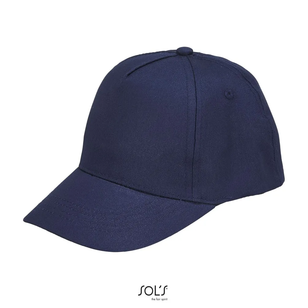 Gorra 5 Paneles Para Niños SOL'S BUZZ KIDS FRENCH MARINO