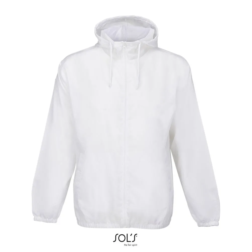 Cortavientos Unisex Repelente Al Agua SOL'S SHIELD BLANCO