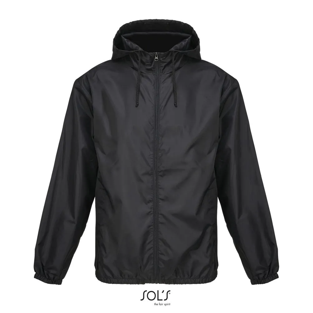 Cortavientos Unisex Repelente Al Agua SOL'S SHIELD NEGRO