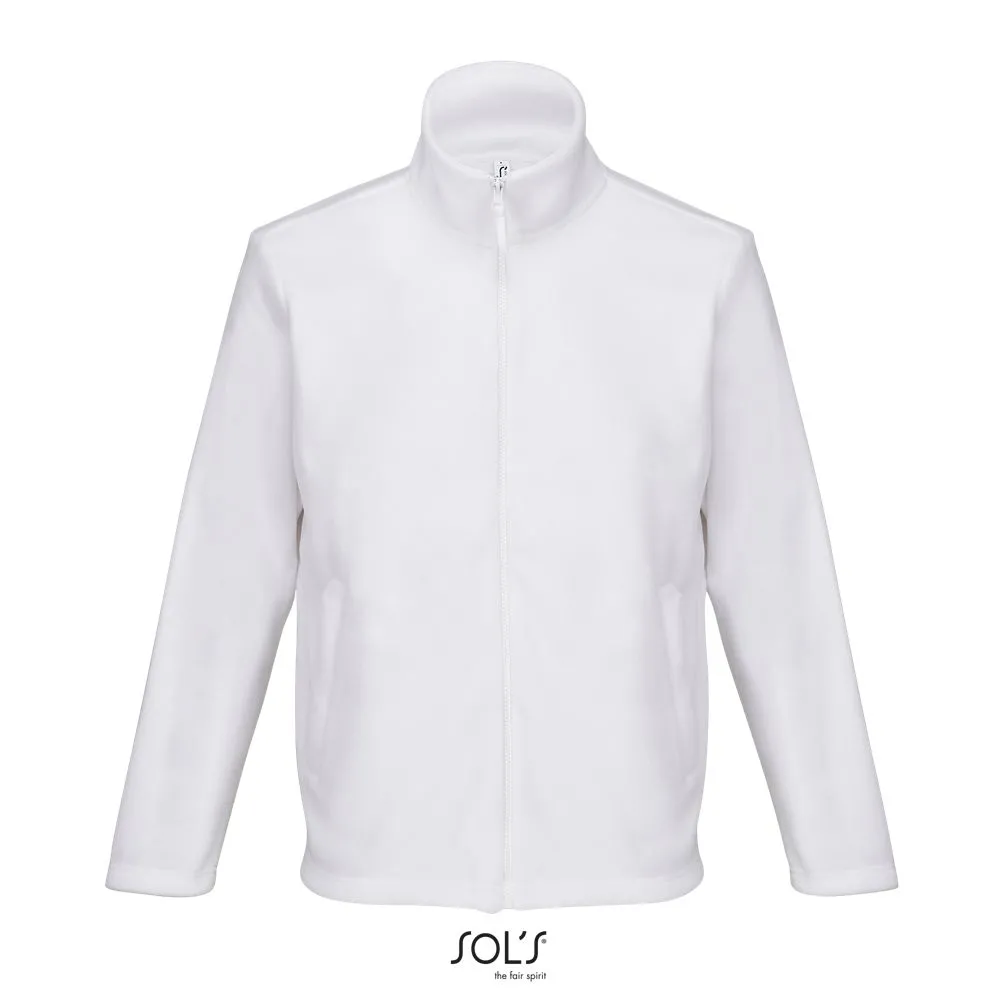 Chaqueta Micropolar Unisex Con Cremallera SOL'S NITRO BLANCO
