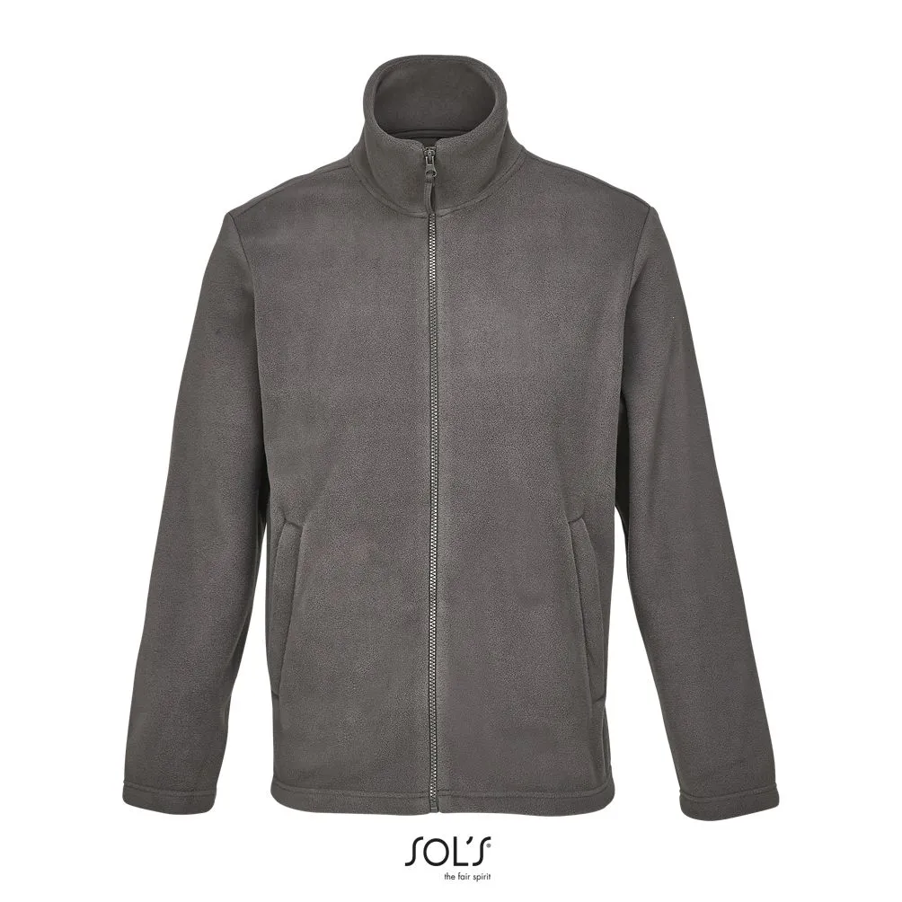 Chaqueta Micropolar Unisex Con Cremallera SOL'S NITRO ANTRACITA