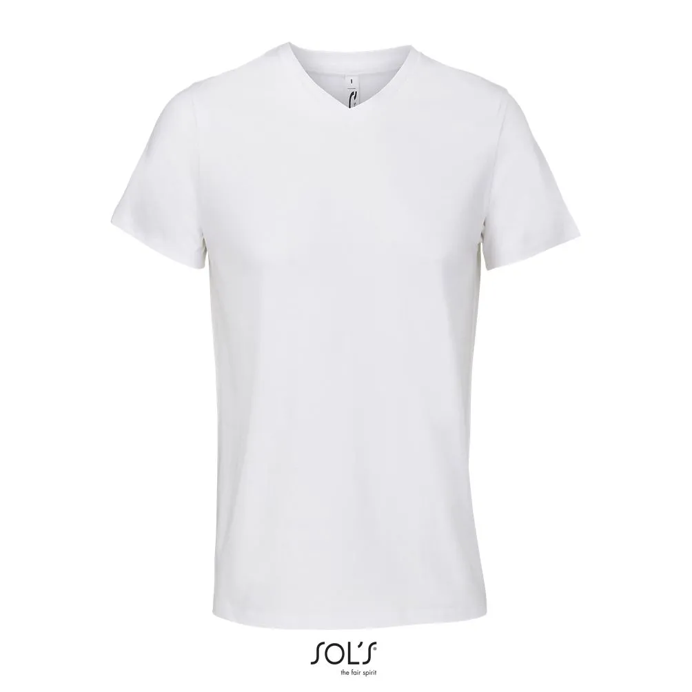 Camiseta De Cuello Pico SOL'S REGENT V BLANCO
