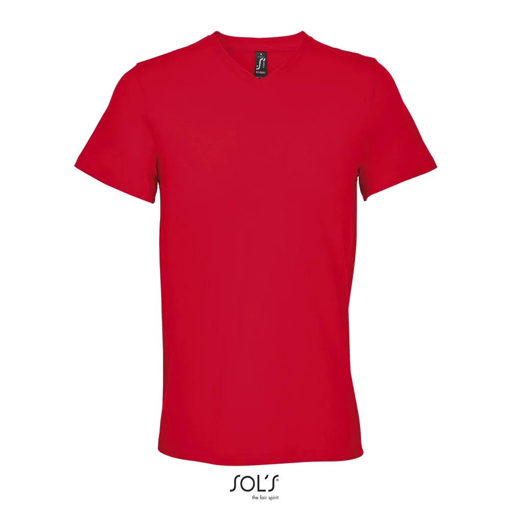 Camiseta De Cuello Pico SOL'S REGENT V ROJO