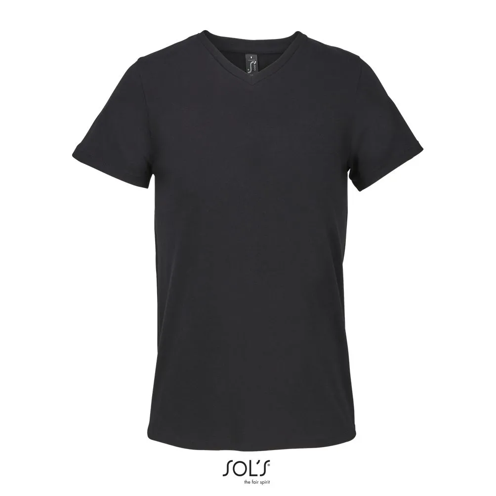 Camiseta De Cuello Pico SOL'S REGENT V NEGRO PROFUNDO