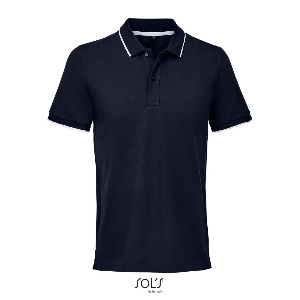 Polo Unisex SOL'S PALERMO FRENCH MARINO / BLANCO