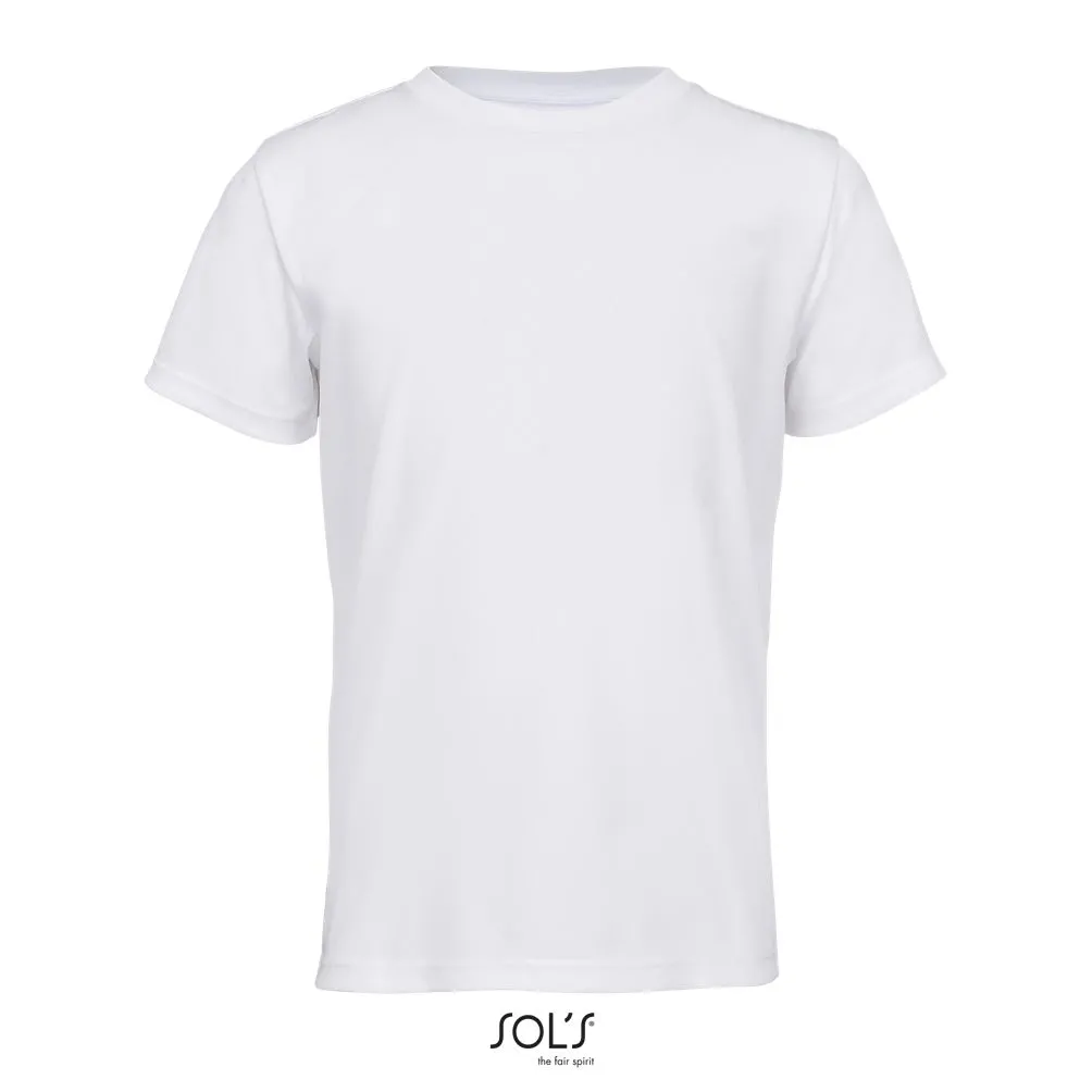 Camiseta Deportiva Para Niños SOL'S SPRINT KIDS BLANCO