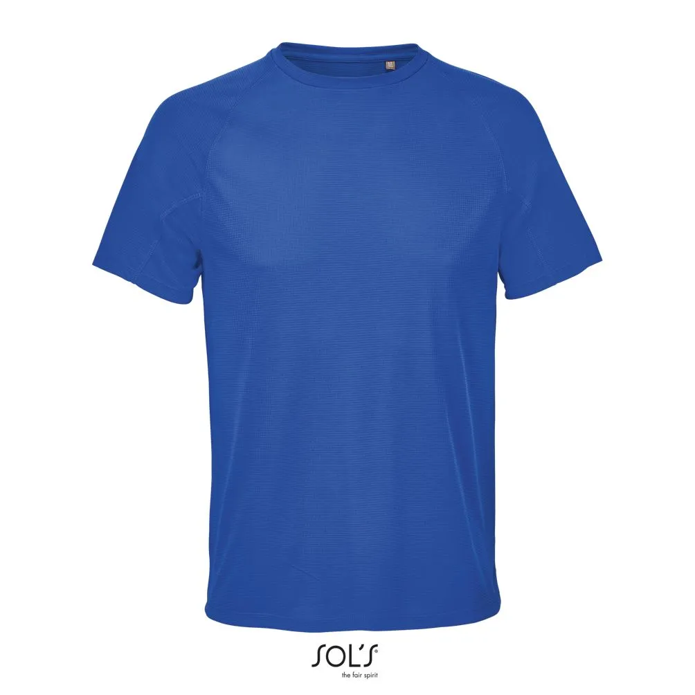 Camiseta Manga Raglán SOL'S VORTEX AZUL ROYAL