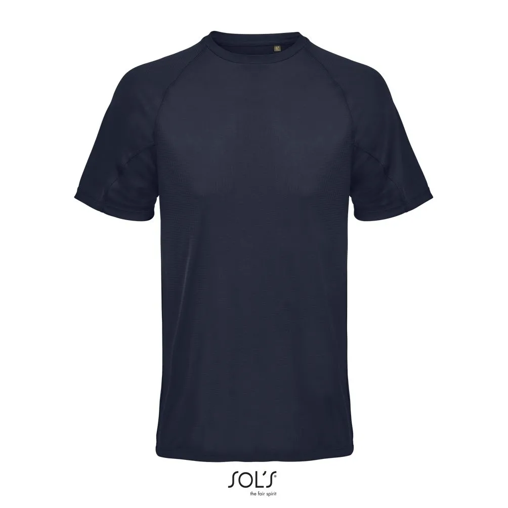 Camiseta Manga Raglán SOL'S VORTEX FRENCH MARINO