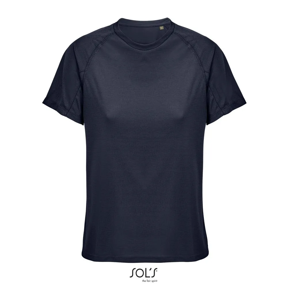 Camiseta Manga Raglán SOL'S VORTEX WOMEN FRENCH MARINO
