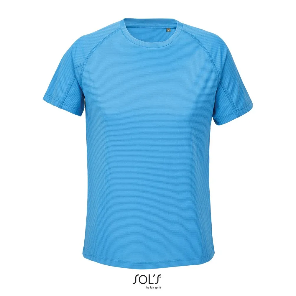 Camiseta Manga Raglán SOL'S VORTEX WOMEN AQUA