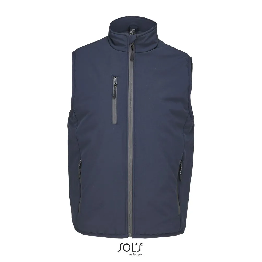 Chaleco Unisex Softshell Forrado SOL'S FALCON PADDED BW AZUL PROFUNDO