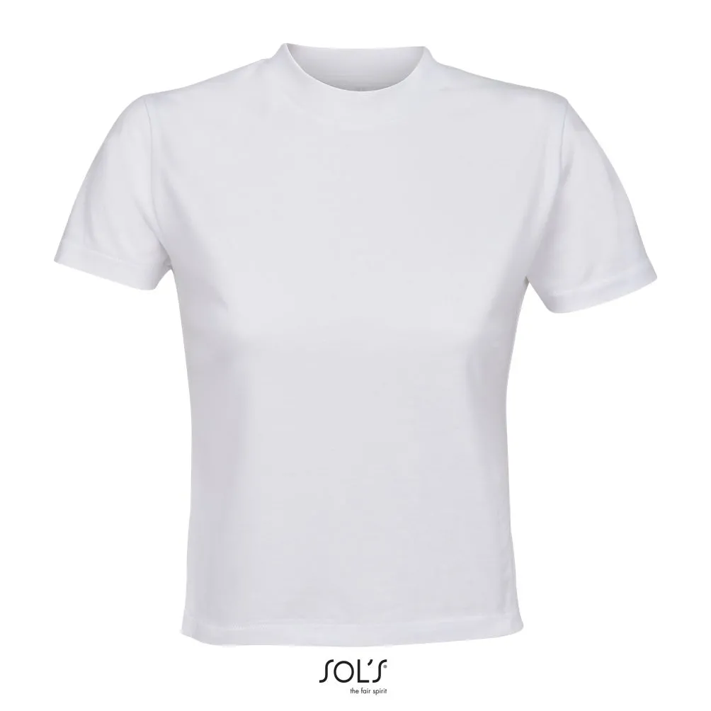 Camiseta Mujer Corta SOL'S LILIA BLANCO