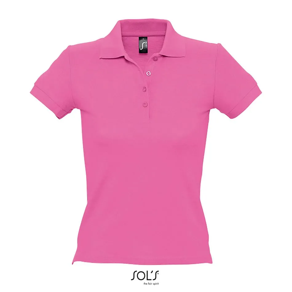 Polo Piqué Mujer SOL'S PEOPLE ROSA ORQUÍDEA