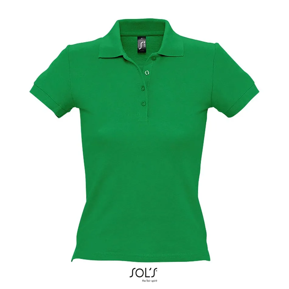 Polo Piqué Mujer SOL'S PEOPLE VERDE PRADERA