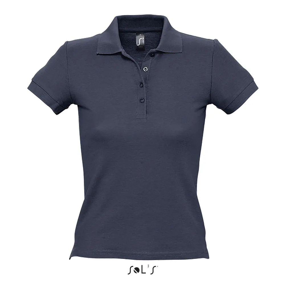 Polo Piqué Mujer SOL'S PEOPLE AZUL MARINO
