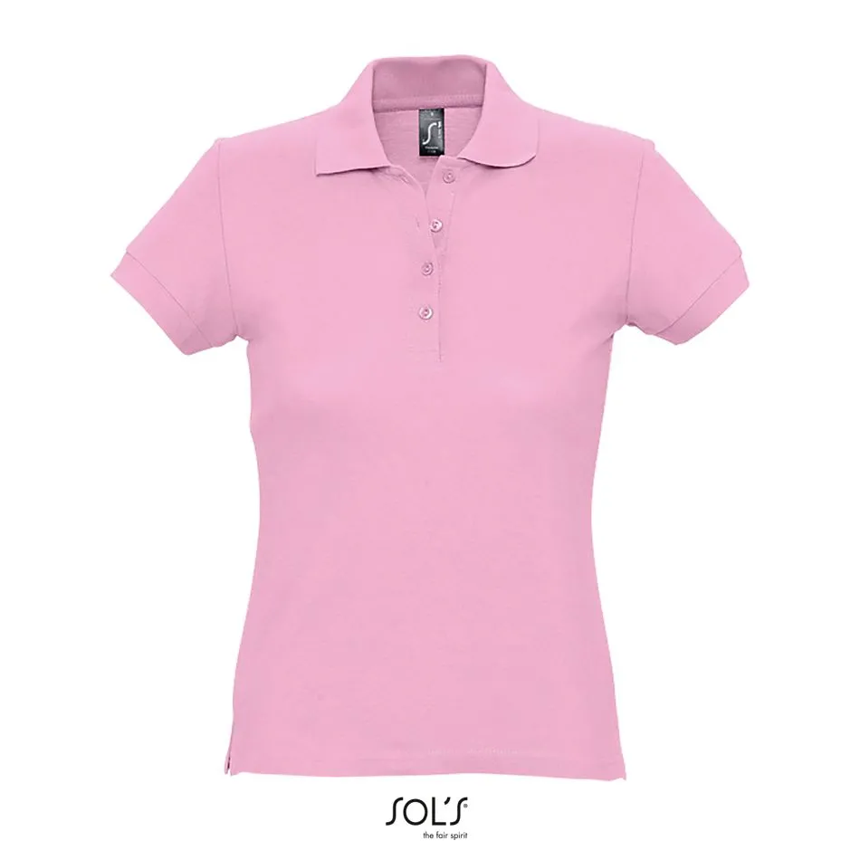 Polo De Manga Corta Para Mujer SOL'S PASSION ROSA