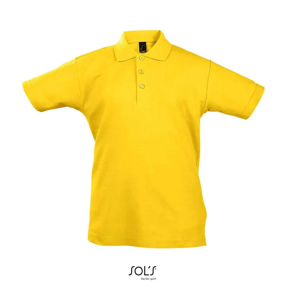 Polo Para Niño SOL'S SUMMER II KIDS AMARILLO