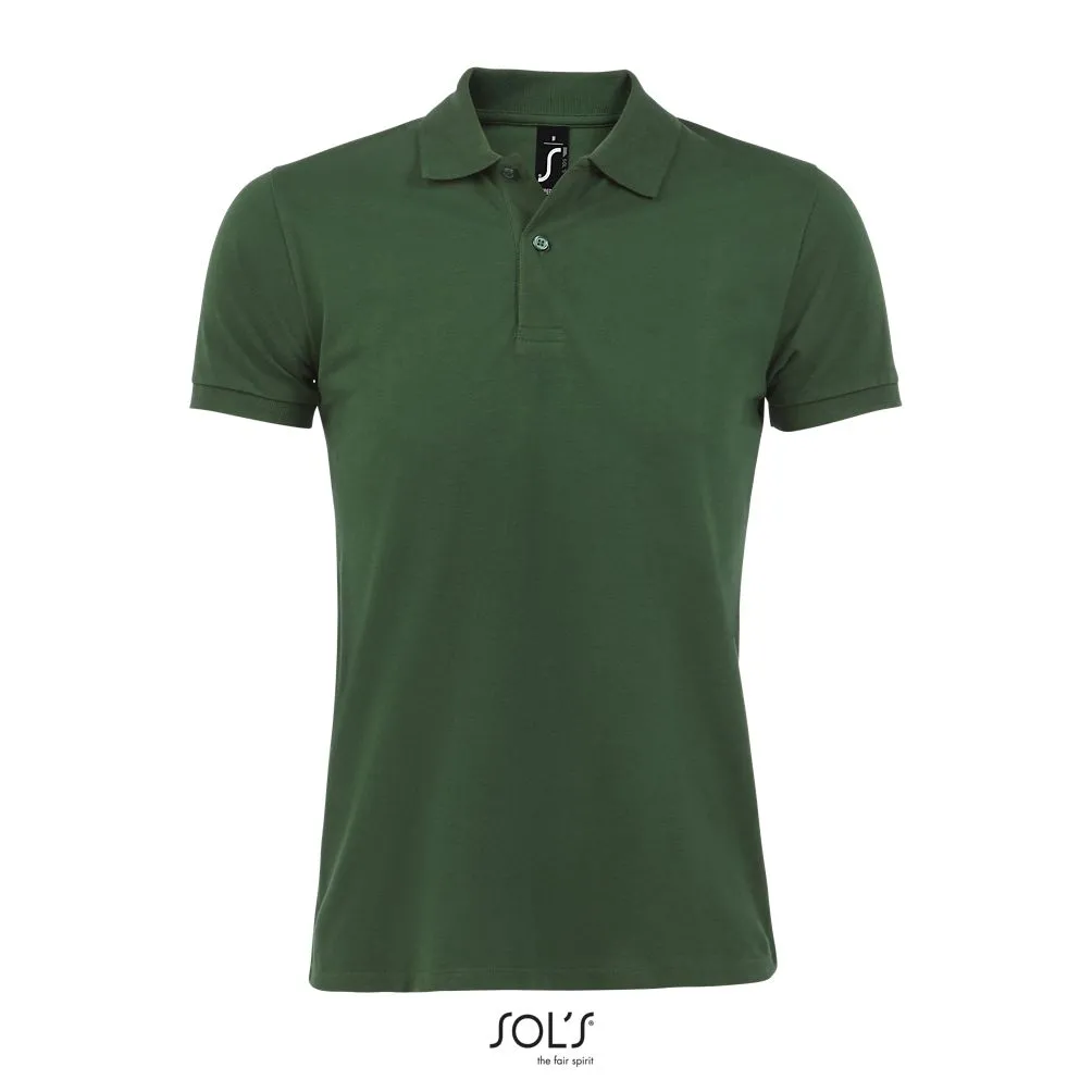 Polo Hombre Manga Corta SOL'S PERFECT MEN VERDE BOTELLA