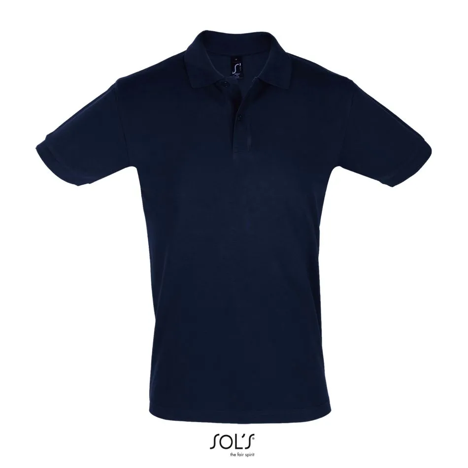 Polo Hombre Manga Corta SOL'S PERFECT MEN FRENCH MARINO