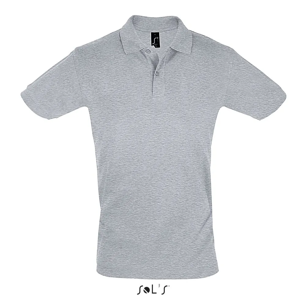 Polo Hombre Manga Corta SOL'S PERFECT MEN GRIS MEZCLA