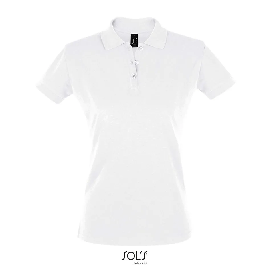 Polo Mujer Manga Corta SOL'S PERFECT WOMEN BLANCO