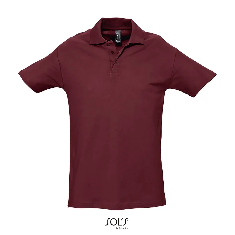 Polo Hombre SOL'S SPRING II BURDEOS