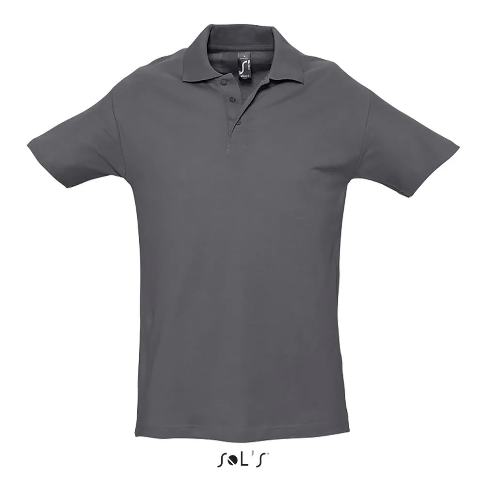 Polo Hombre SOL'S SPRING II GRIS RATÓN