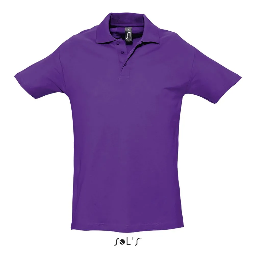 Polo Hombre SOL'S SPRING II MORADO OSCURO