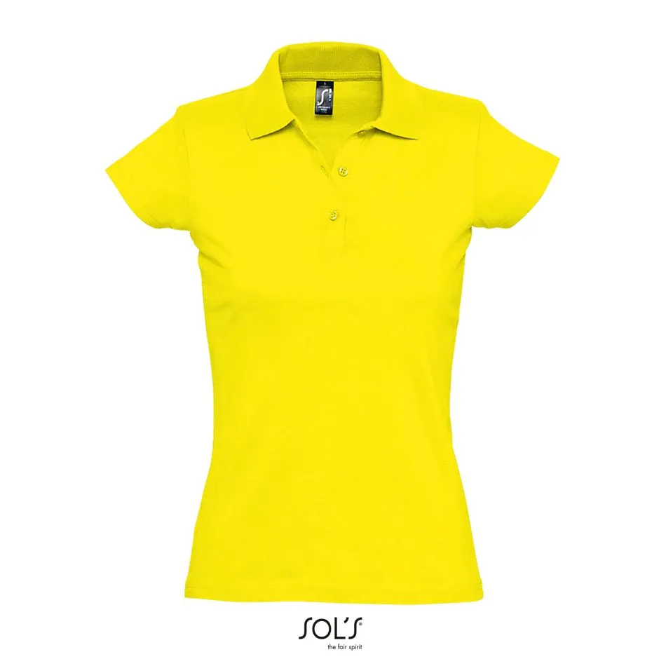 Polo Para Mujer SOL'S PRESCOTT WOMEN LIMÓN