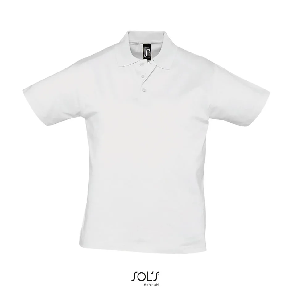 Polo Para Hombre SOL'S PRESCOTT MEN BLANCO