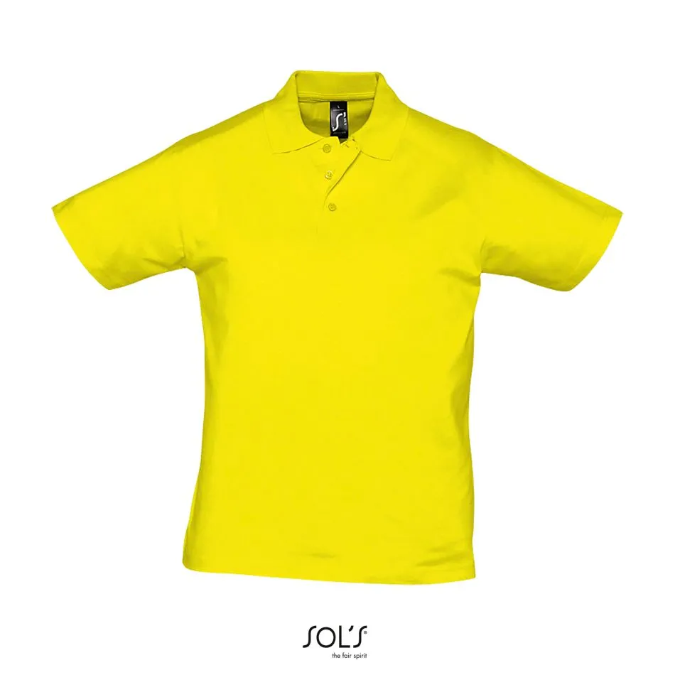 Polo Para Hombre SOL'S PRESCOTT MEN LIMÓN