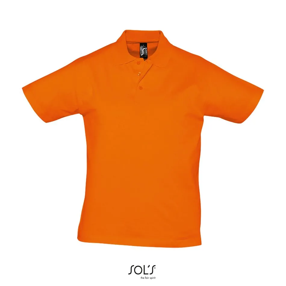 Polo Para Hombre SOL'S PRESCOTT MEN NARANJA