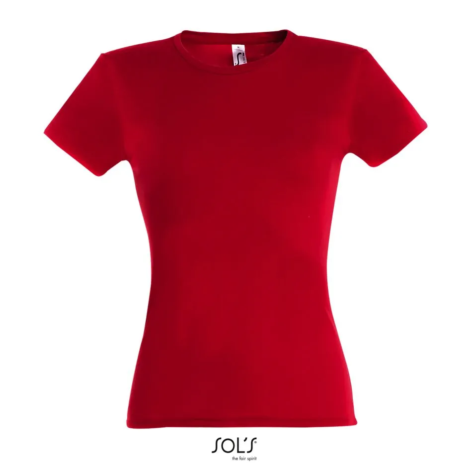 Camiseta Mujer SOL'S MISS ROJO