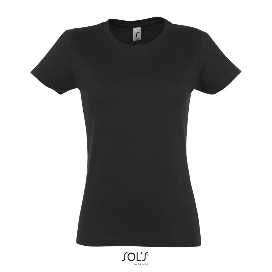 Camiseta Mujer Cuello Redondo SOL'S IMPERIAL WOMEN GRIS OSCURO