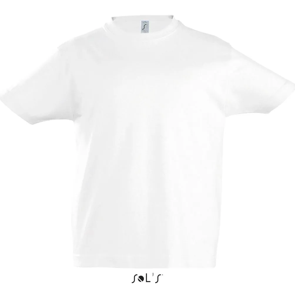 Camiseta Niño Cuello Redondo SOL'S IMPERIAL KIDS BLANCO