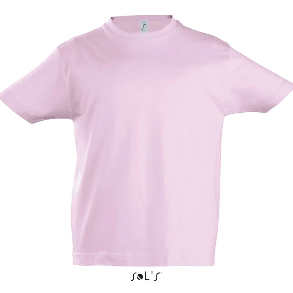 Camiseta Niño Cuello Redondo SOL'S IMPERIAL KIDS ROSA MÉDIO
