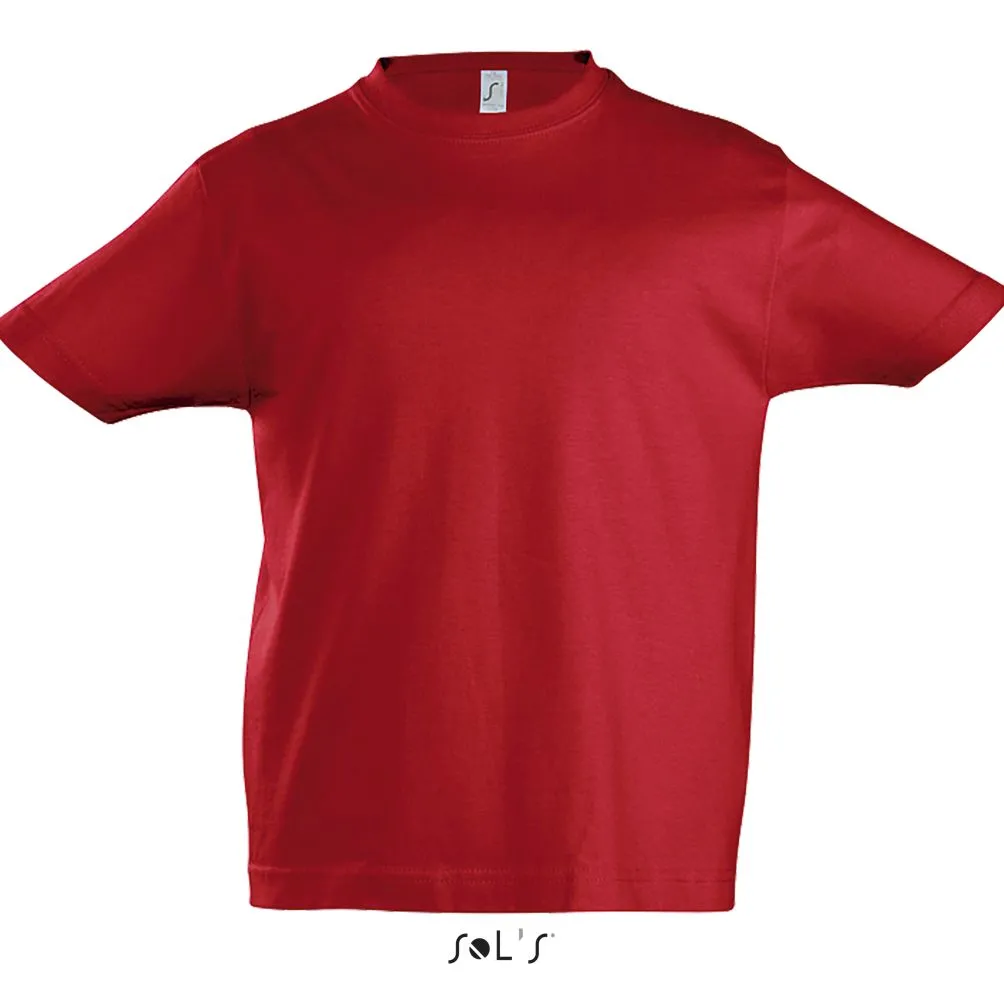 Camiseta Niño Cuello Redondo SOL'S IMPERIAL KIDS ROJO