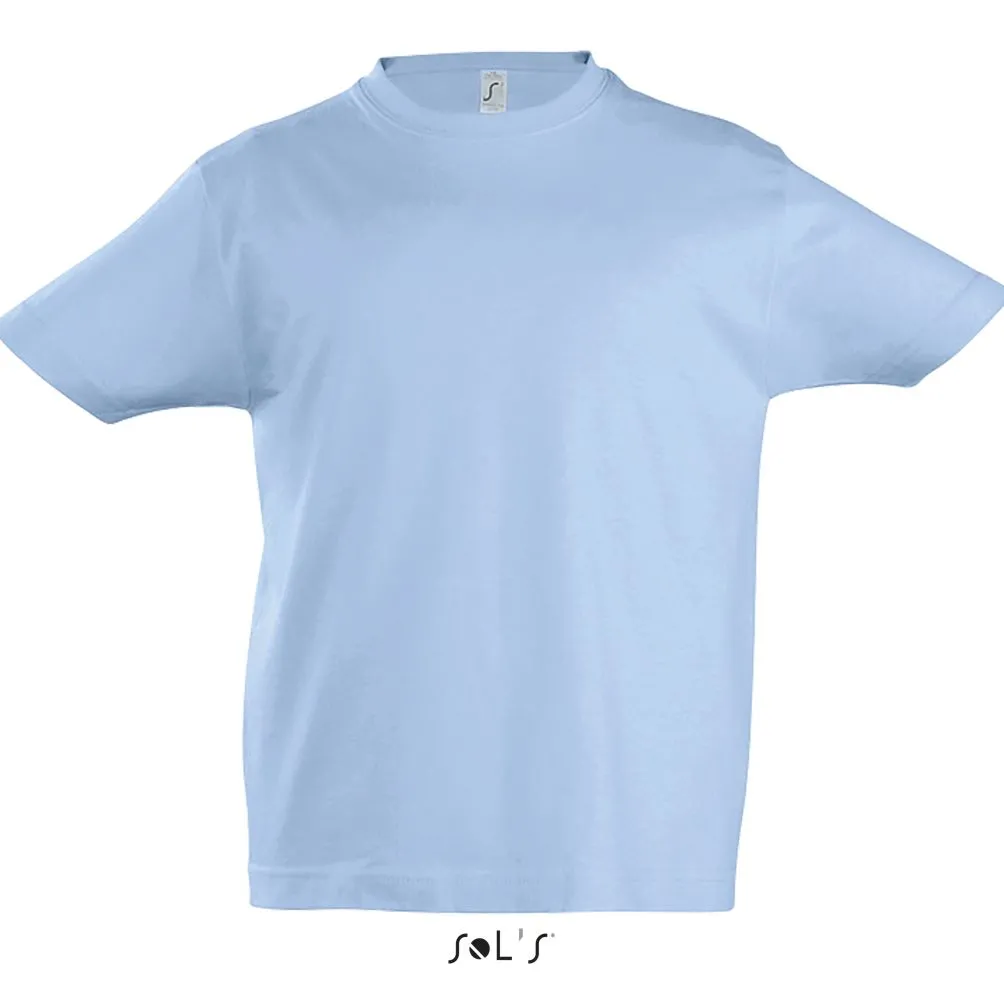 Camiseta Niño Cuello Redondo SOL'S IMPERIAL KIDS AZUL CIELO