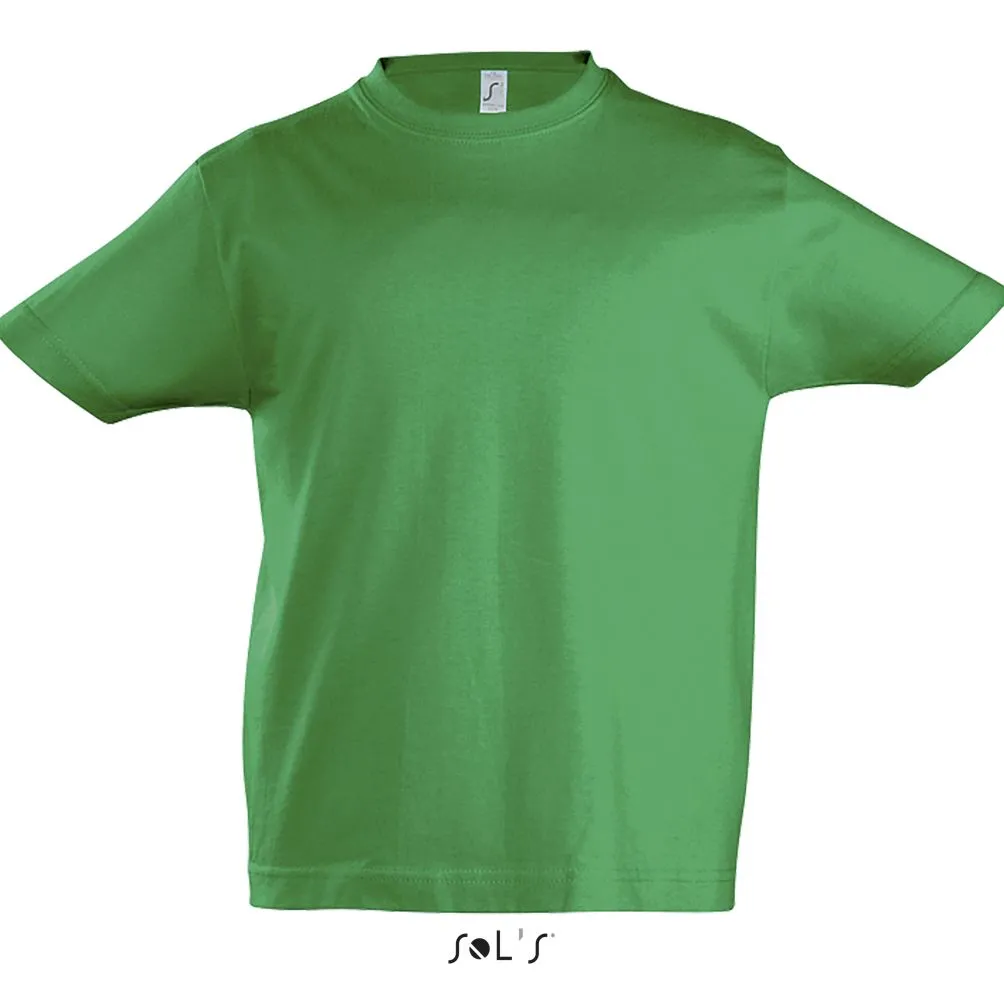 Camiseta Niño Cuello Redondo SOL'S IMPERIAL KIDS VERDE PRADERA