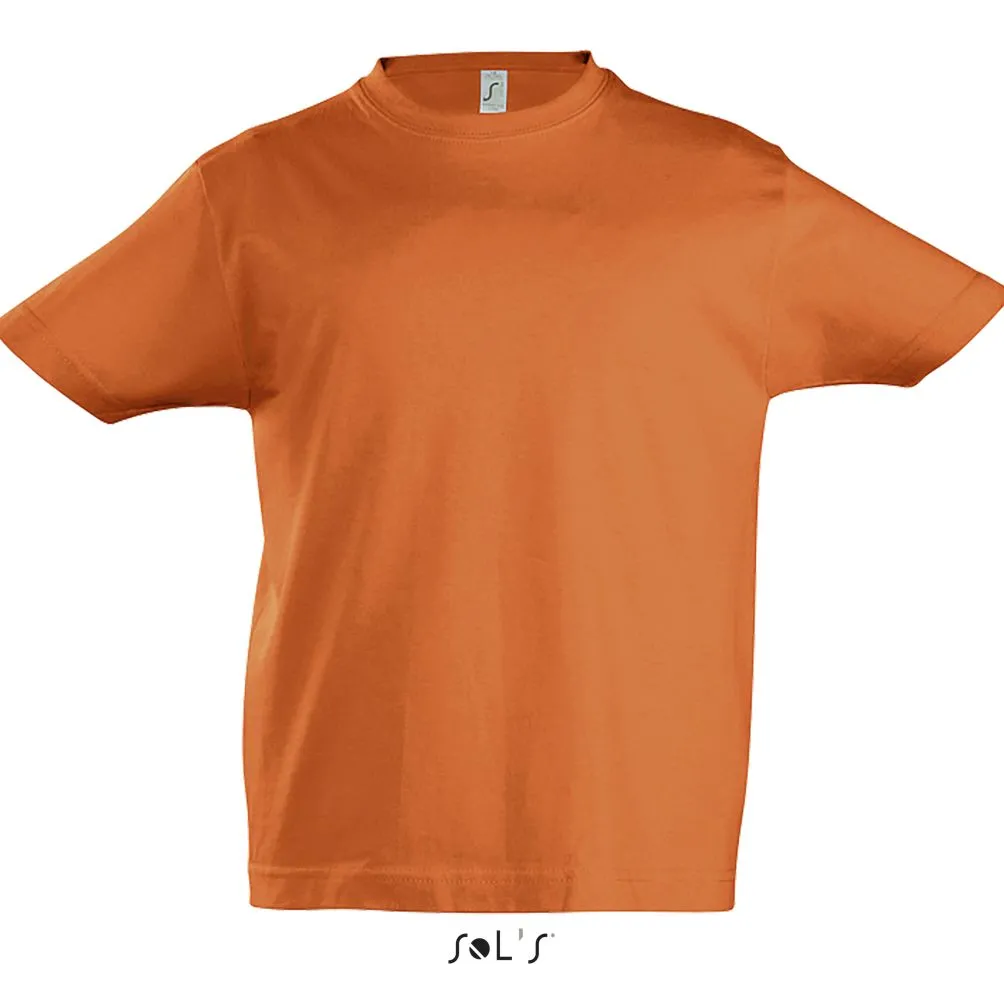 Camiseta Niño Cuello Redondo SOL'S IMPERIAL KIDS NARANJA