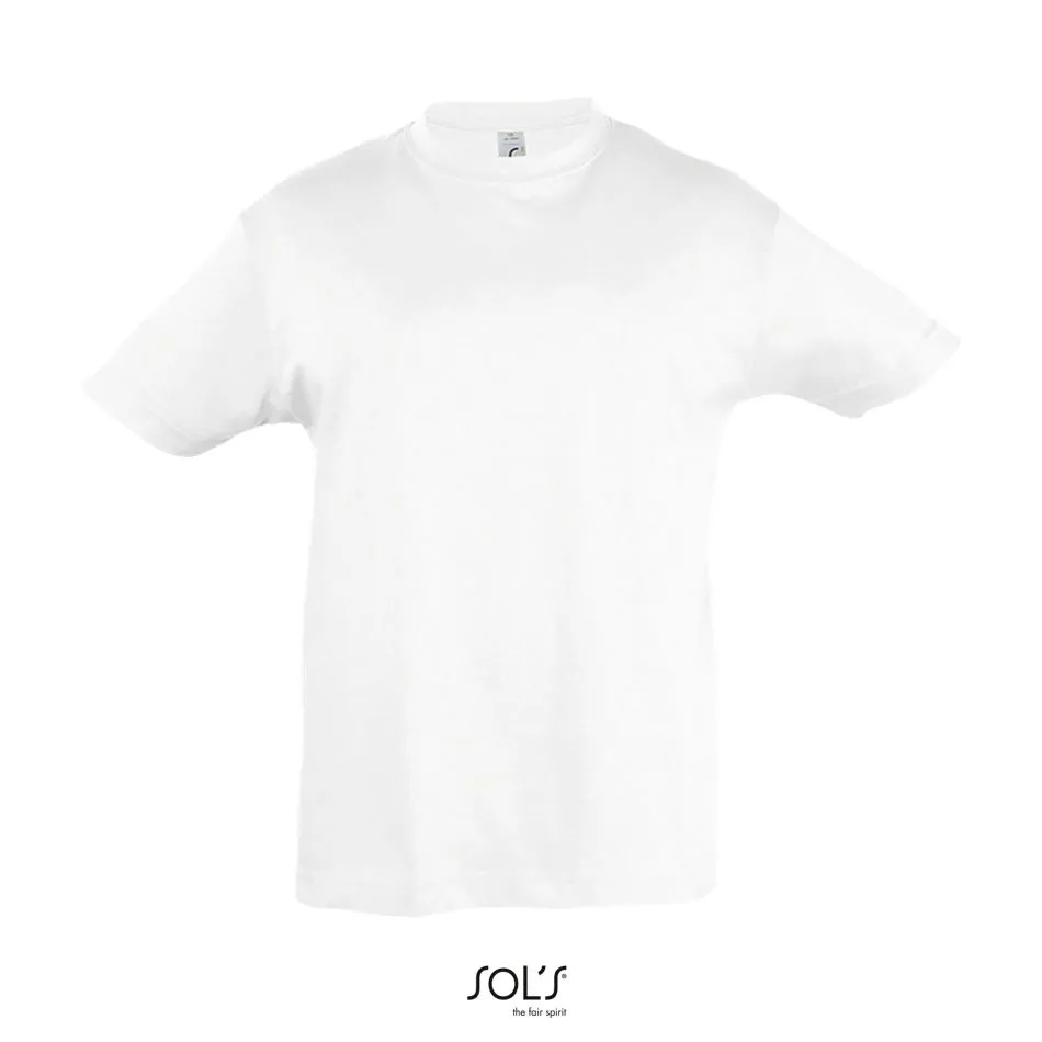 Camiseta Niño Cuello Redondo SOL'S REGENT KIDS Blanco Profundo