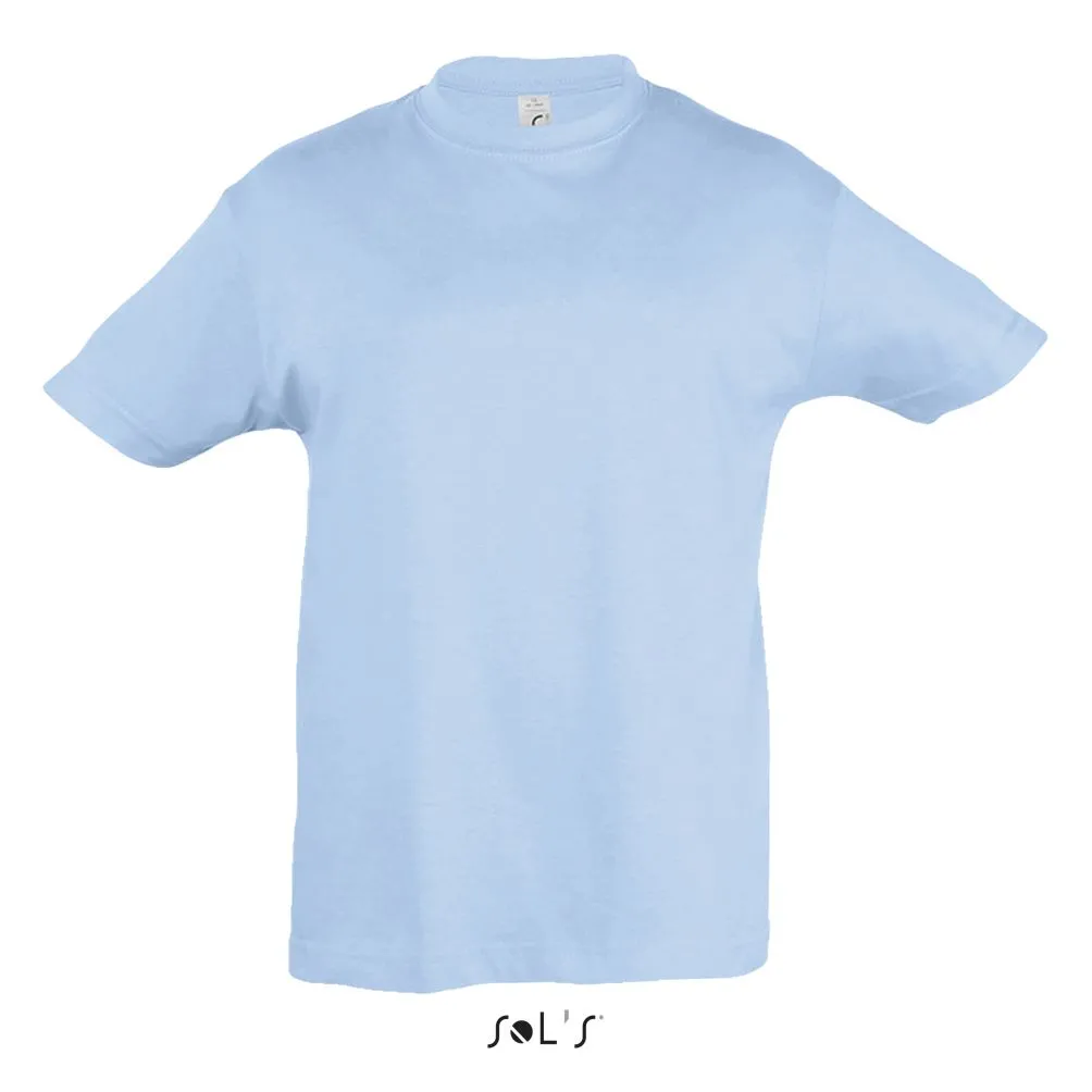 Camiseta Niño Cuello Redondo SOL'S REGENT KIDS AZUL CIELO
