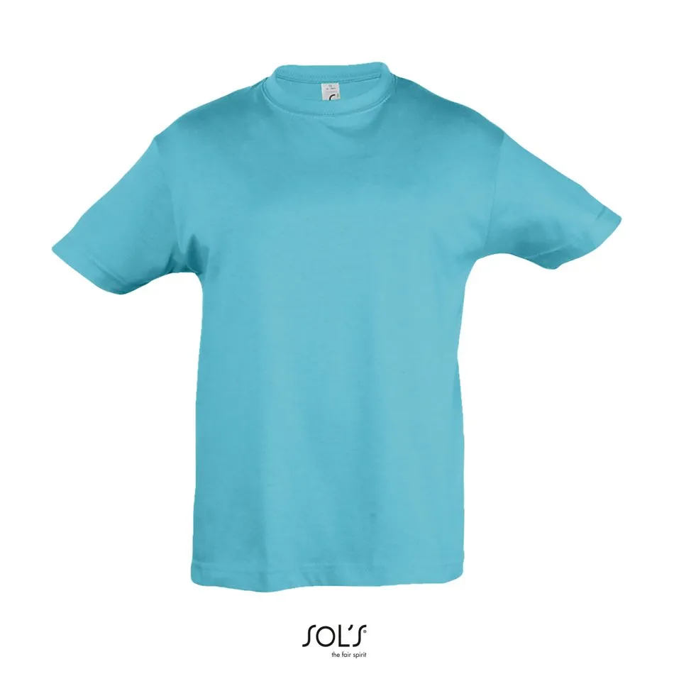 Camiseta Niño Cuello Redondo SOL'S REGENT KIDS AZUL ATOLÓN
