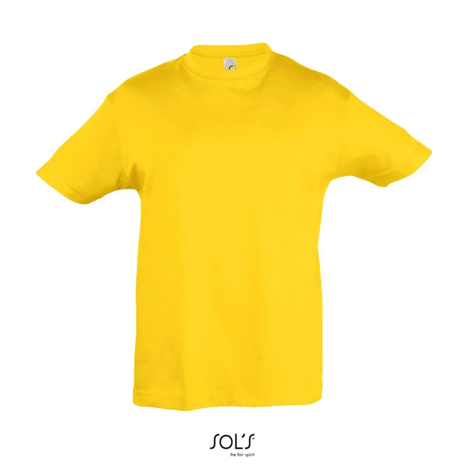 Camiseta Niño Cuello Redondo SOL'S REGENT KIDS AMARILLO
