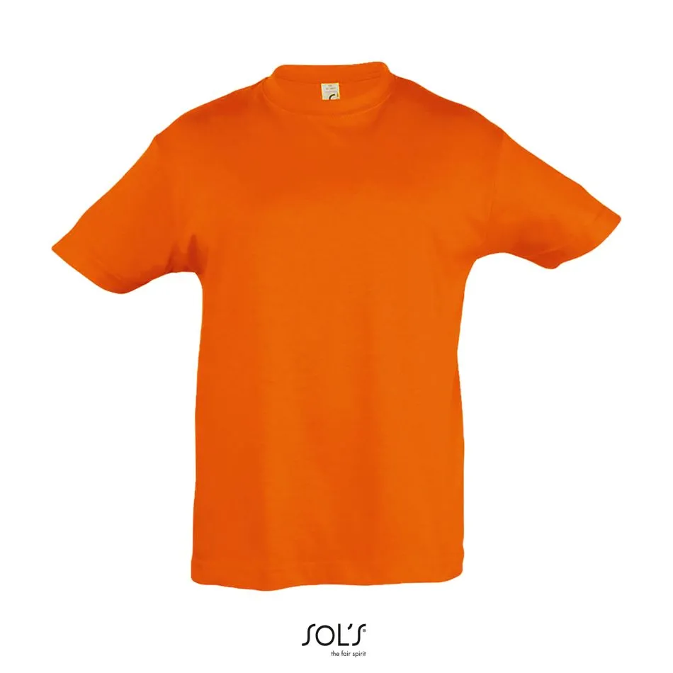 Camiseta Niño Cuello Redondo SOL'S REGENT KIDS NARANJA