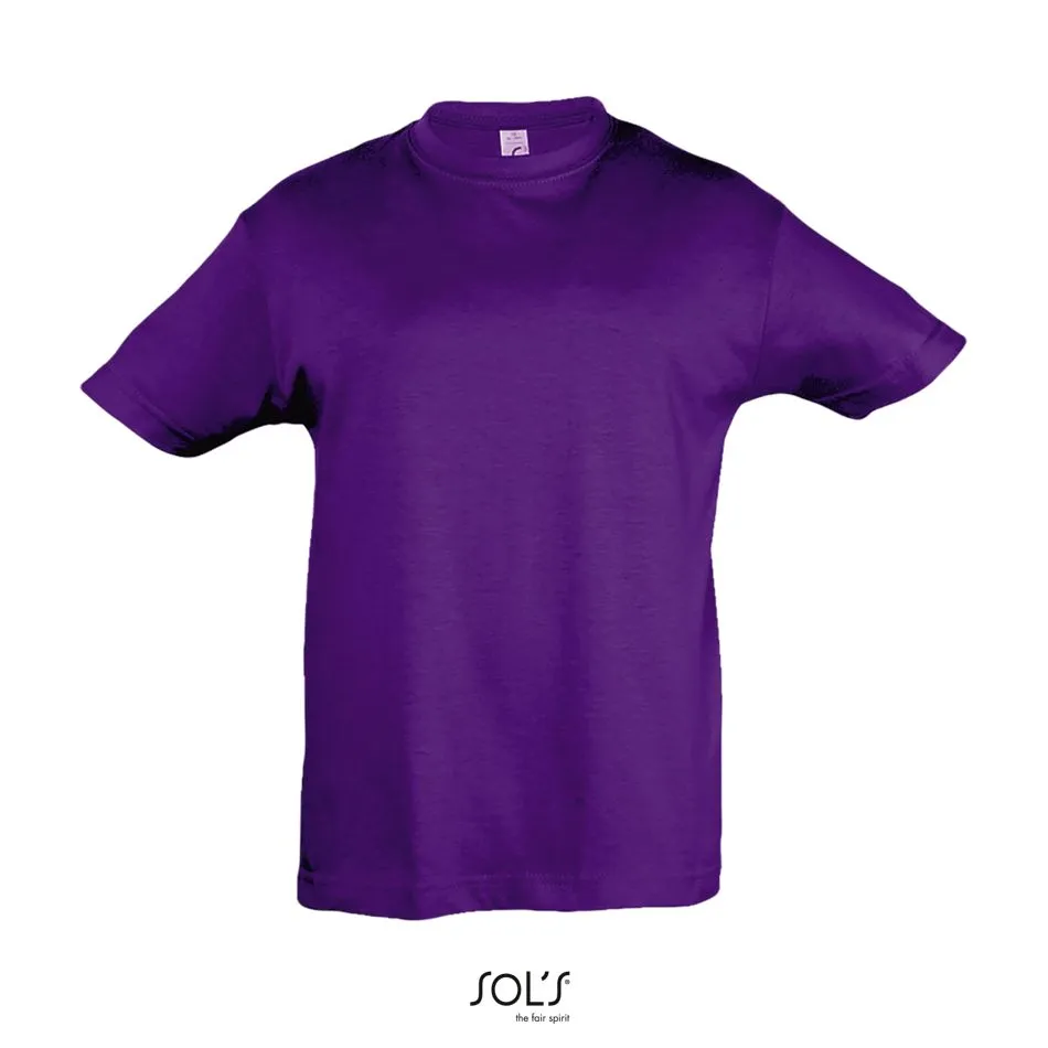 Camiseta Niño Cuello Redondo SOL'S REGENT KIDS MORADO OSCURO